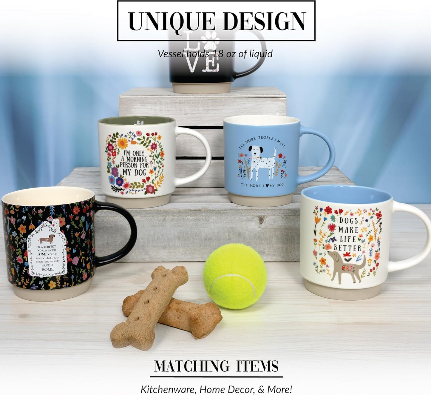 Pavilion Gift Company - Books & Cats - 18 oz Coffee Tea Mug Cat Kitten Feline Cat Lover Cat Parent Cat Mom Cat Dad Books Reading Reader Book Lover Kitchenware Drinkware