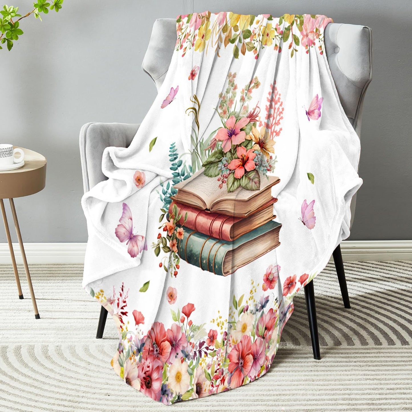 Book Lovers Blanket for Book Lovers,Super Soft Throw Blanket for Girl Gift Ideas