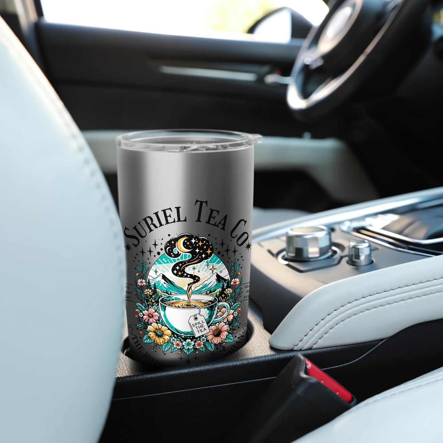 Suriel Tea Spicy Fantasy Romantasy Readers Booktok Bookish Stainless Steel Insulated Tumbler