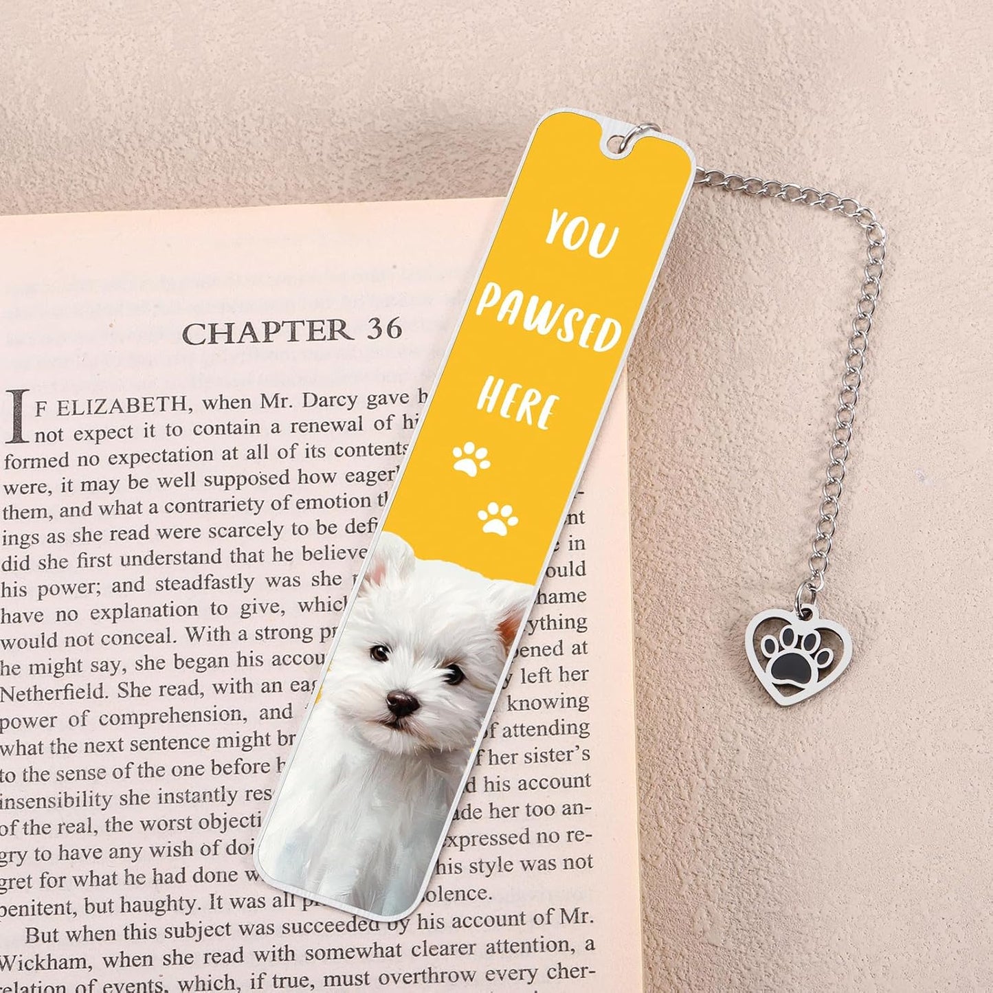 Cute Dog Bookmark, Pomeranian Dog Mom Gifts for Women, Valentines Day Gifts for DogMom DogDad Dogs Lovers, Metal Book Marks for Reading Women Men, Dogs Lover Gift for Woman Readers College Granduation