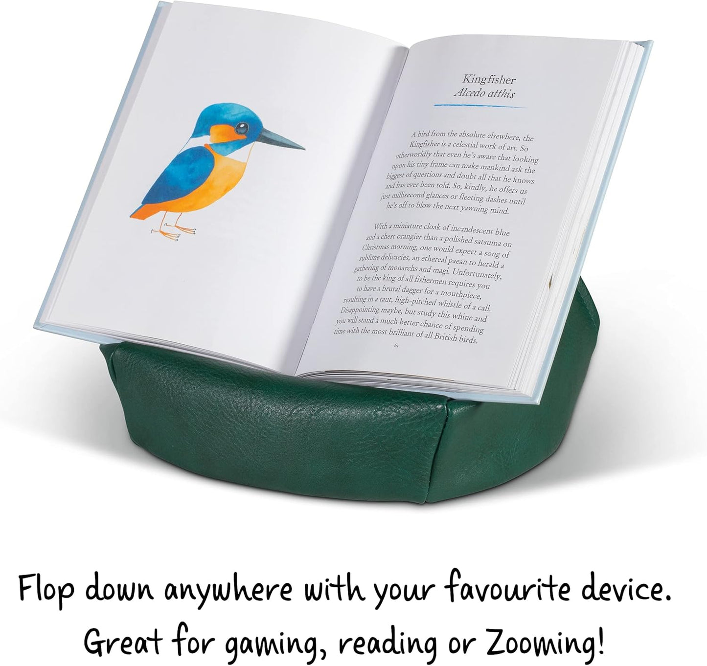 Bookaroo Bean Bag Reading Rest Forest Green