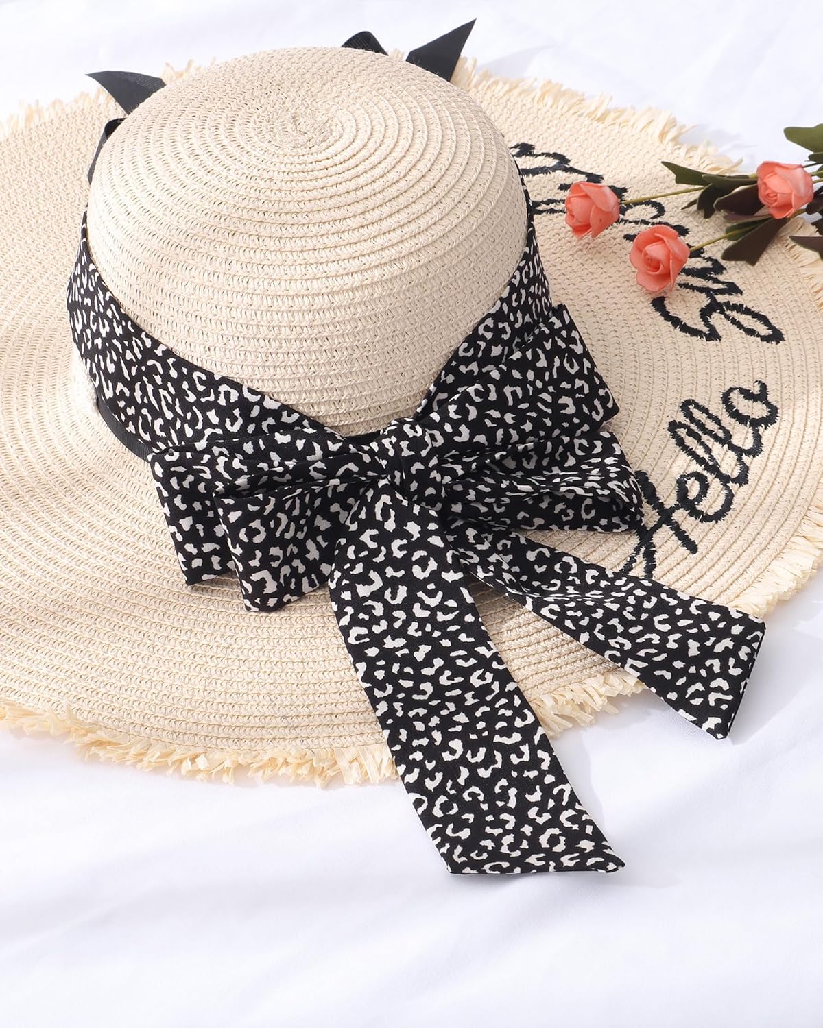 CHLINS 3 Pcs Head Scarves for Women Leopard Purse Bag Scarfs for Handbags Long Skinny Hair Band Neck Scarf for Women Girls