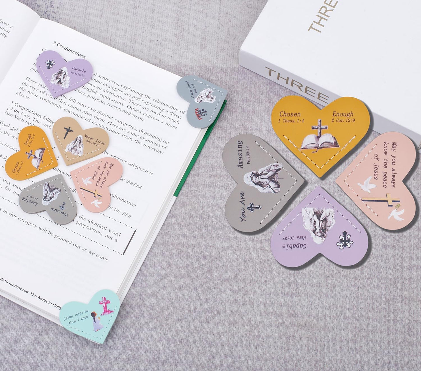 Christian Gifts for Women First Communion Gifts for Girls and Boys Leather Bookmark for Kids Women Personalized Book Accessories Bible Bookmark for Reading,Book Lovers Gifts