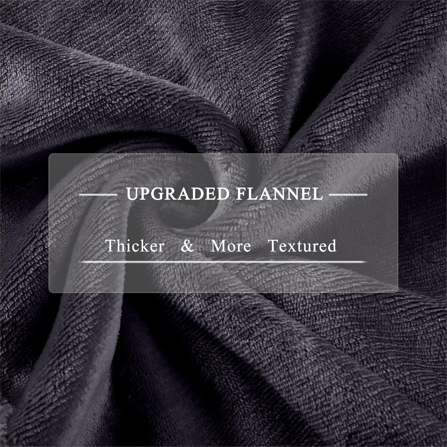 Heated Blanket Electric Blanket Full Size, Super Soft Cozy Upgraded Flannel Heating Blanket with 6 Heating Levels & 1-10 Hours Auto Off, Fast Heating & Overheat Protection, 72" x 84", Dark Gray