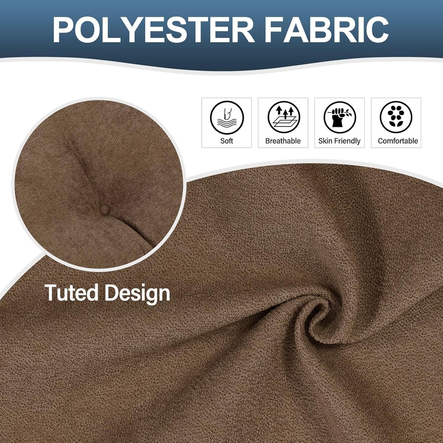 TANYOO Back Pillow for Recliner Lumbar Support Pillow Soft and Fluffy Back Support Cushion Thick Lumbar Cushion for Chairs, Recliners,Sofa, Couch and Bed for Pain Relief Brown
