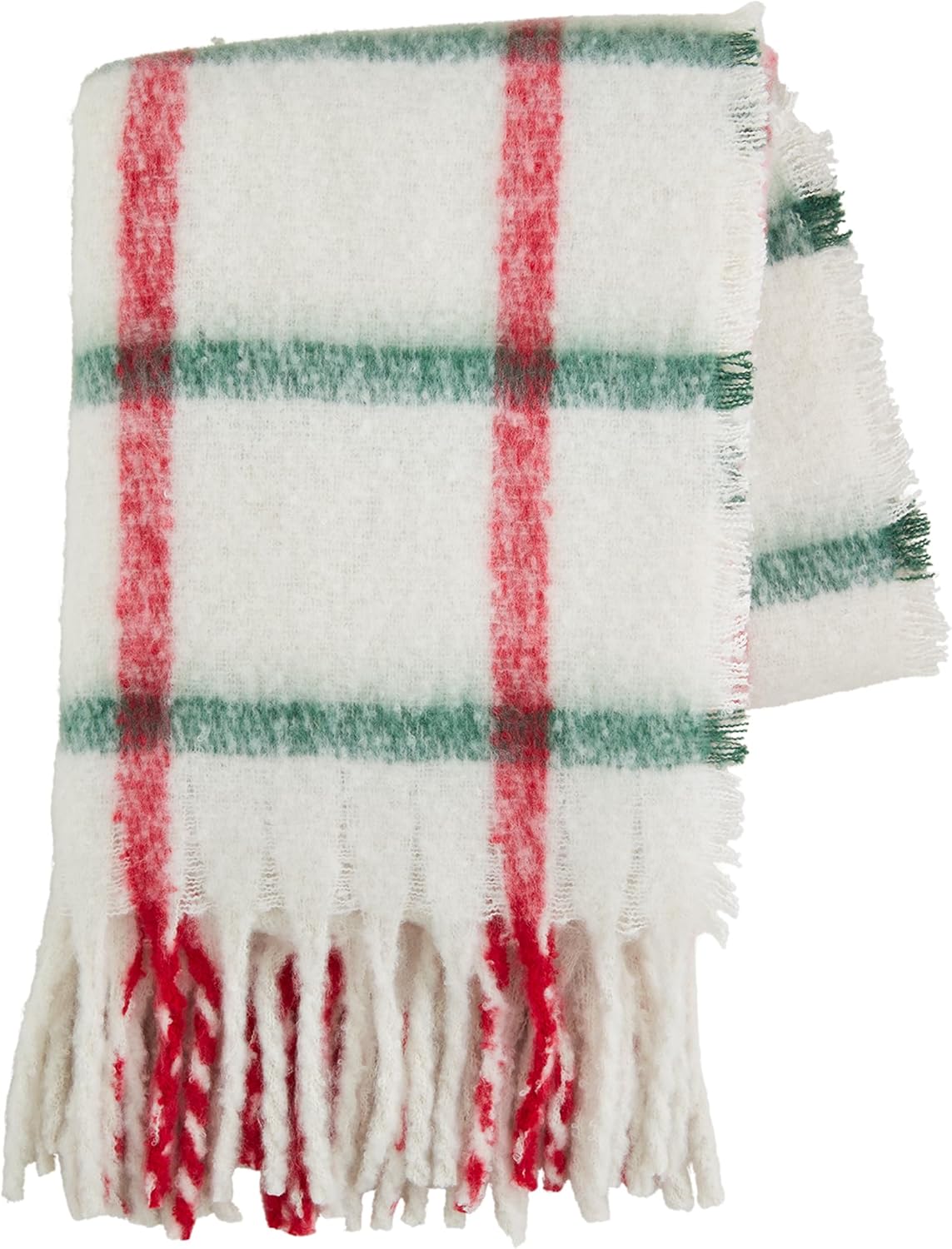 Mud Pie White Throw Blankets