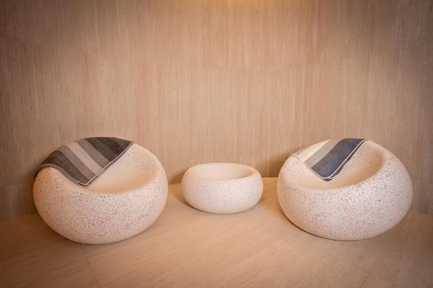 Alpaca Wool Blanket – Twin Size, 75 x 38 Inches – Warm & Lightweight – Couch, Bed, or Outdoor Blanket – Gray & Blue