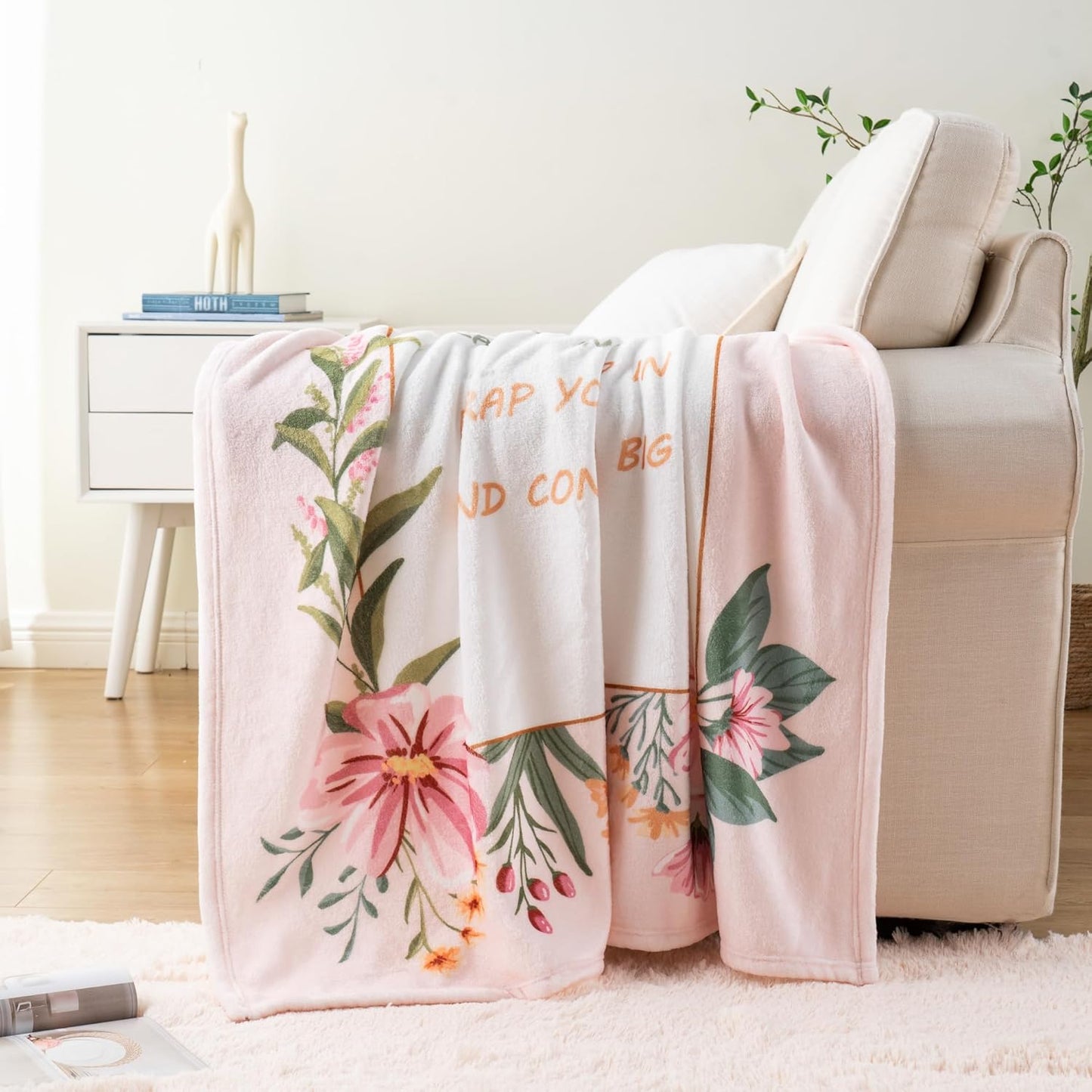 Battilo to My Mom Blanket Gift from Daughter Son, Unique Birthday Gifts for Mom Wife, Mother Birthday Present,Super Soft Flannel Throw Blankets for Bed Couch Mom Day(50 x 60 in)