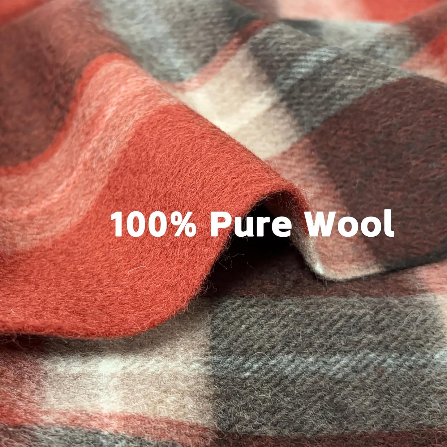 Wool Blankets, Large Size Soft And Warm Winter Car Blanket, Sofa And Blanket, Office Thermal Gear,For Women, Men 74.8*55inch
