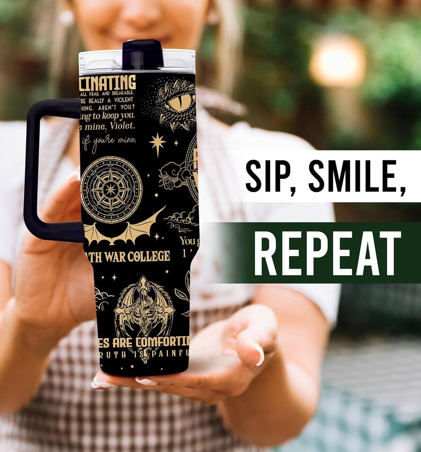 Bookish Gifts - Book Lovers Mugs - Book Themed Gifts for Friends & Besties - 40 oz Tumbler for Christmas