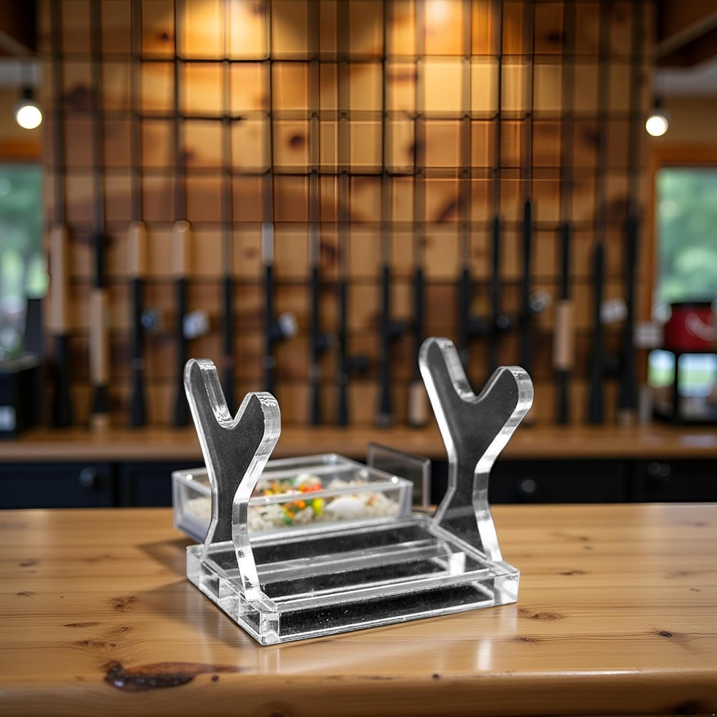 Acrylic Fishing Lure Display Stands, Fishing Lure Display Stands Clear Larger Fishing Lures Easels, for Baits Lure Display,Fishing Lures Storage Decoration for Fishing Store Baits Accessories
