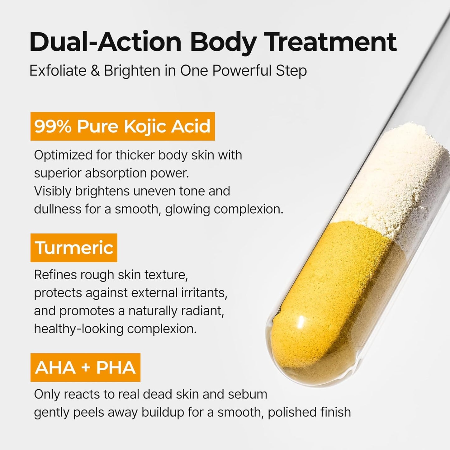 Dr.Melaxin Body Keratin Care Kojic Acid Turmeric Spray Gently Exfoliating Peeling Solution Korean Skincare All Skin Types 200ml