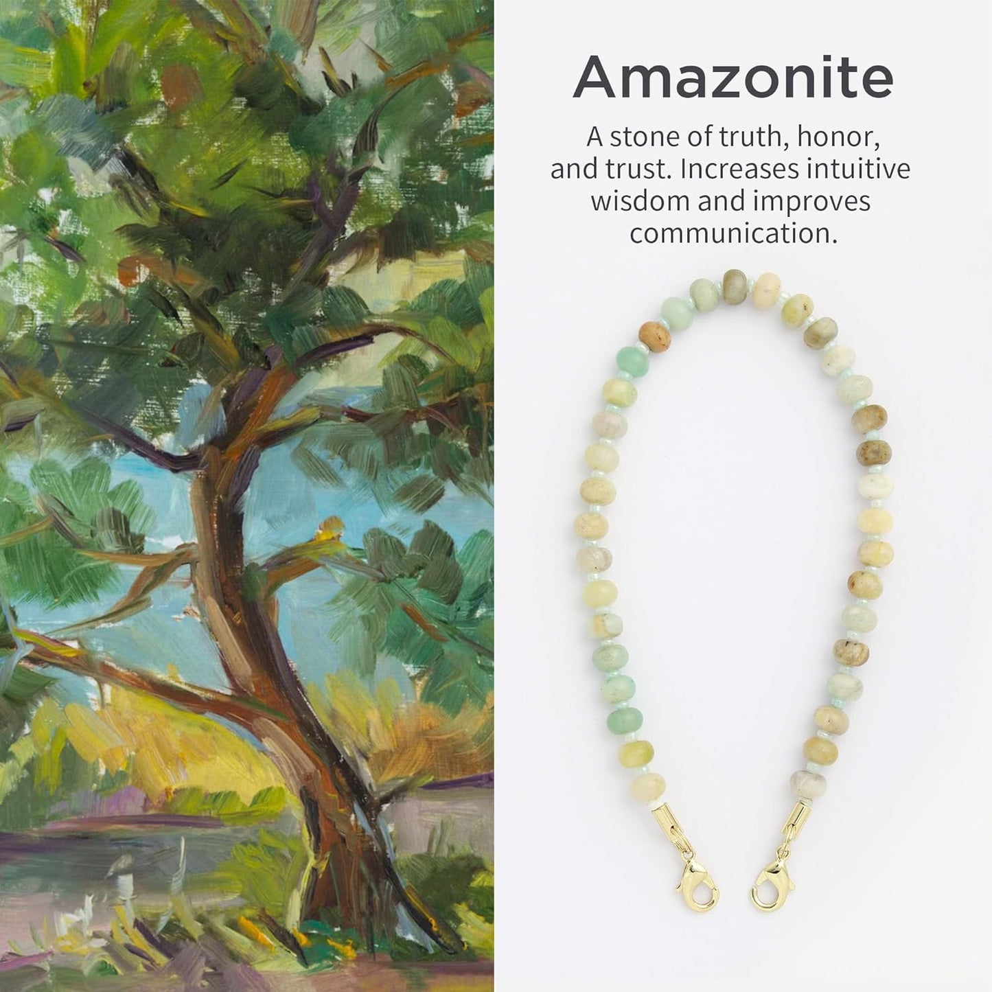 Natural Stone Phone Charm, Beaded Healing Phone Wrist Strap, Handmade Cellphone Chain Lanyard with Tether Tab
