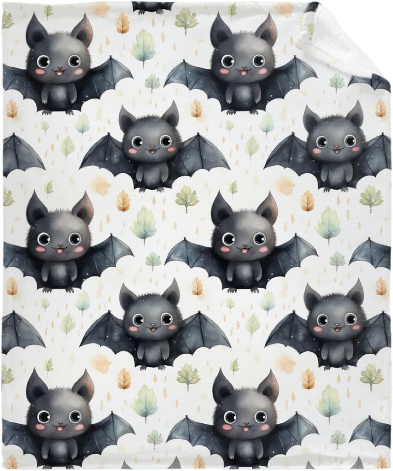 Halloween Bats Baby Blanket Gifts Super Soft Swaddle Newborn Cozy Baby Receiving Blanket Stroller Throw Blanket for Crib 40x30 in for Puppy