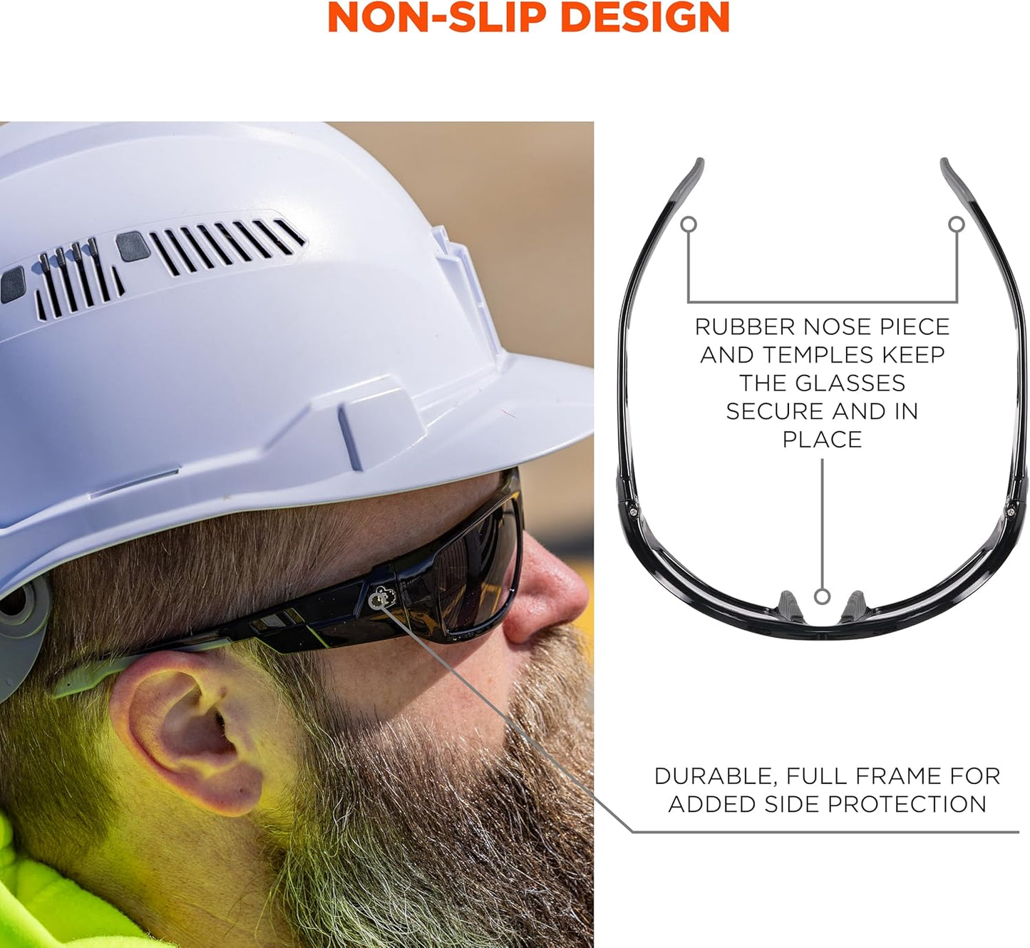 Ergodyne Skullerz ODIN Safety Glasses Sunglasses, Impact Resistant Z87.1+
