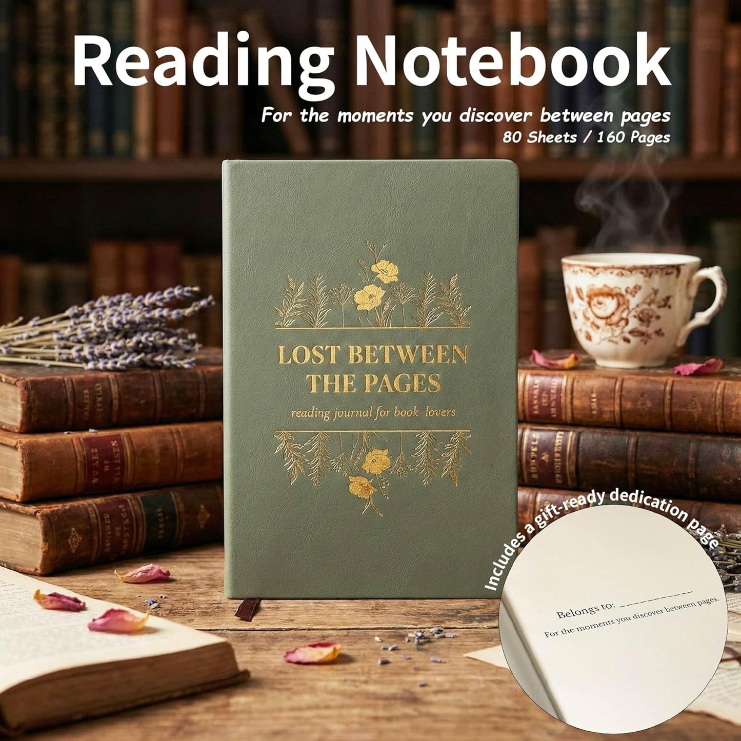 Book Lovers Gifts for Women,Vintage Bookish Gifts,Gifts for Book Lovers Women,Gift for Readers Reading Accessories Gift for Reading Club Present for Bookworm Reader Librarian Birthday Christmas