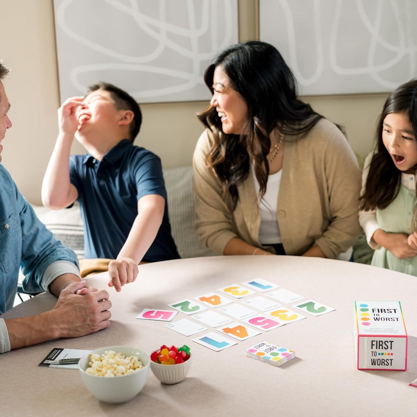 FIRST TO WORST Party Game – The Card Game About How Your Friends and Family Rank Things | Funny Ranking & Guessing Board Game for Friends & Family, Game Nights, Parties & Fun Gift Ideas
