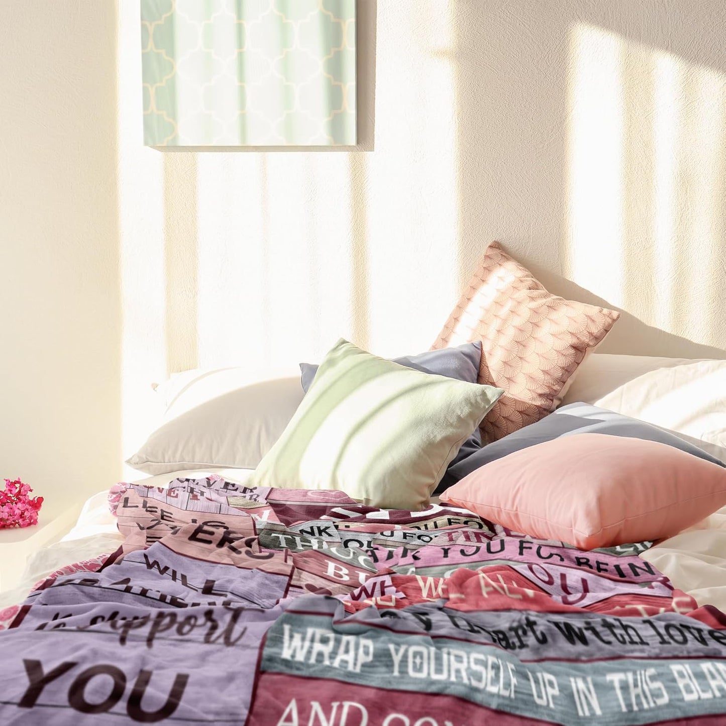 XALAZY Christmas Sister Gifts Blanket 50" X 60", Sister Birthday Gifts for Women, Big Sister Gifts for Girls, Sisters Gifts from Sis, Sis Christmas Prensent Throw