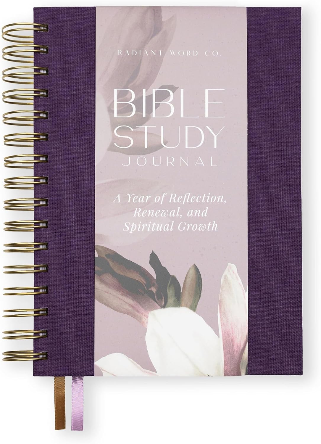 Bible Study Journal – A Year of Reflection, Renewal & Spiritual Growth | 365-Day Guided Scripture Study, Prayer Tracker & Weekly Reflection Prompts | A5 Hardcover, Minimalist & Elegant Design