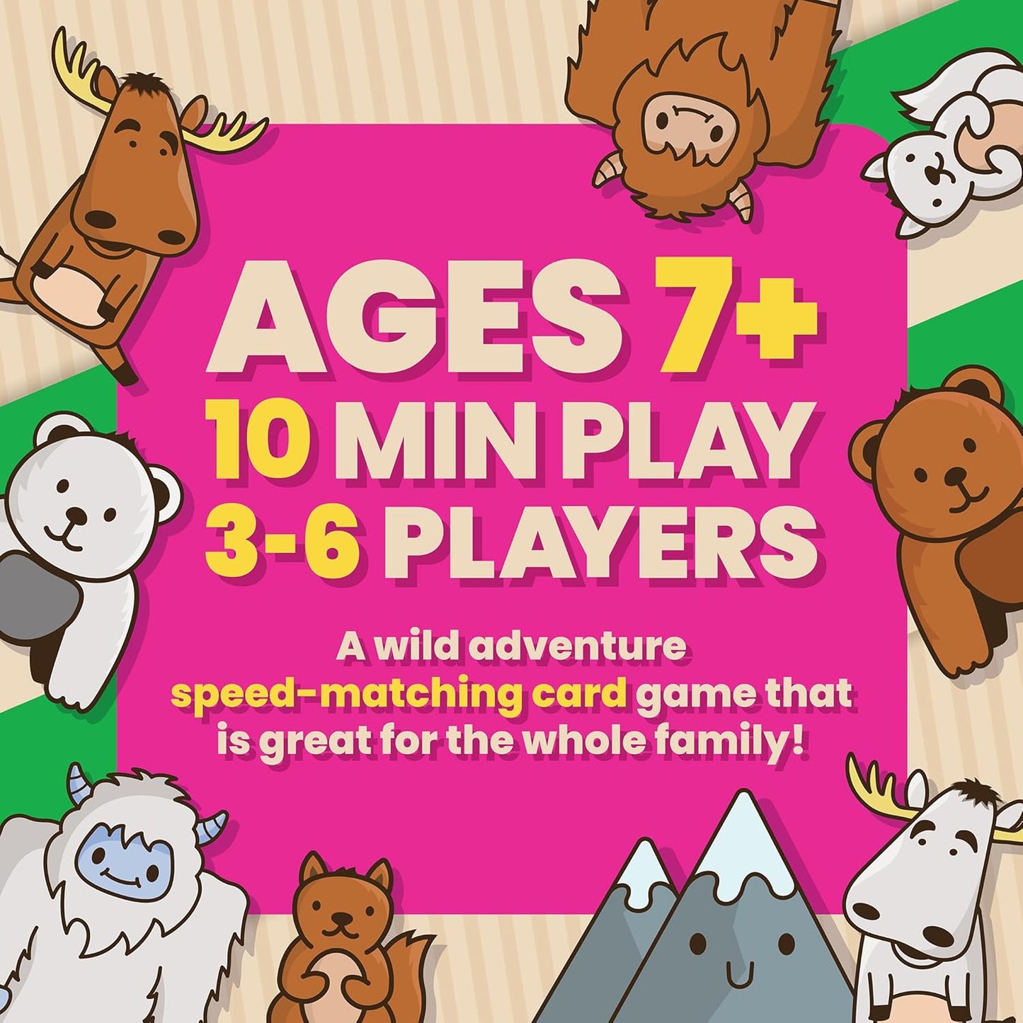 Moose Match Mayhem - by Taco Cat Goat Cheese Pizza – A Wild Adventure, Speed-Matching Card Game! Easy, Fast and Fun for Family Game Night for Kids Ages 7+, Teens, Adults