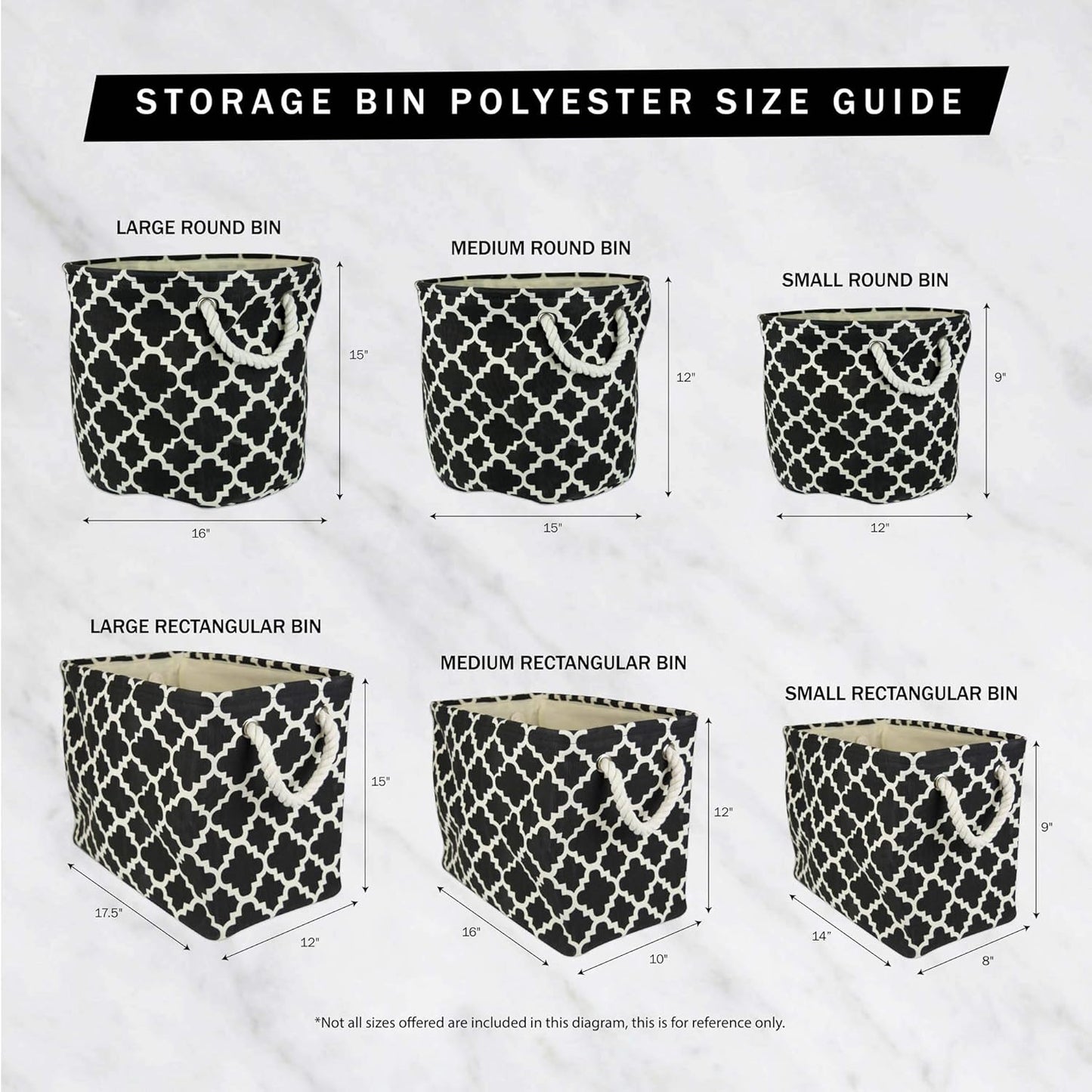 DII Polyester Container with Handles, Lattice Storage Bin, Small, Teal