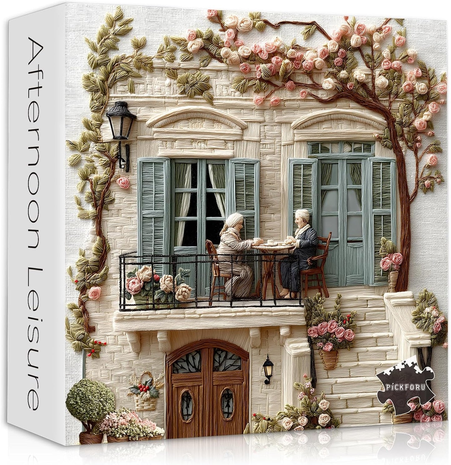 Nature Garden Puzzles for Adults 1000 Pieces, Cozy Puzzle Flower Plant Puzzle Unique Art, Challenge Jigsaw Puzzle for Adults