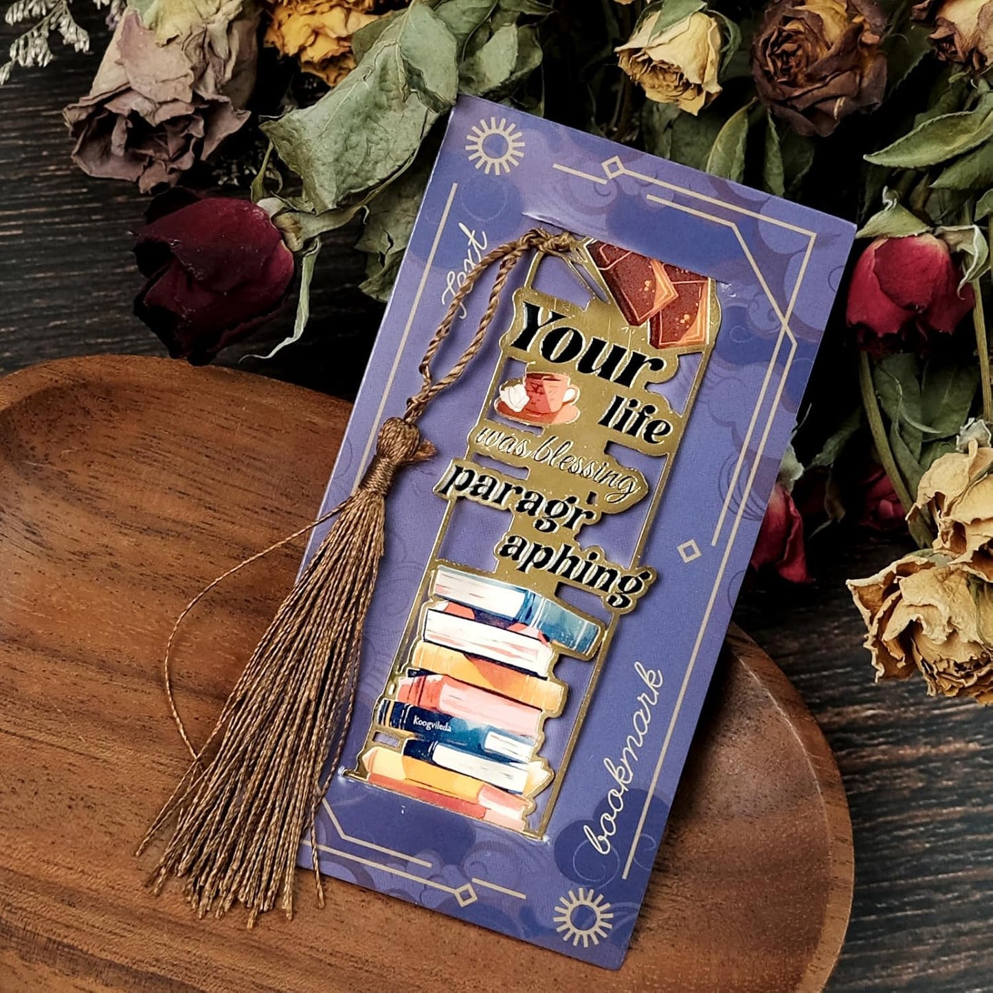 4-Pack Metal Golden Hollow Inspirational Bookmarks with Tassels – Vintage Book Lover's Gift, Motivational Quotes Book Marks for Reading Enthusiasts, Students, Teachers, Men, Women