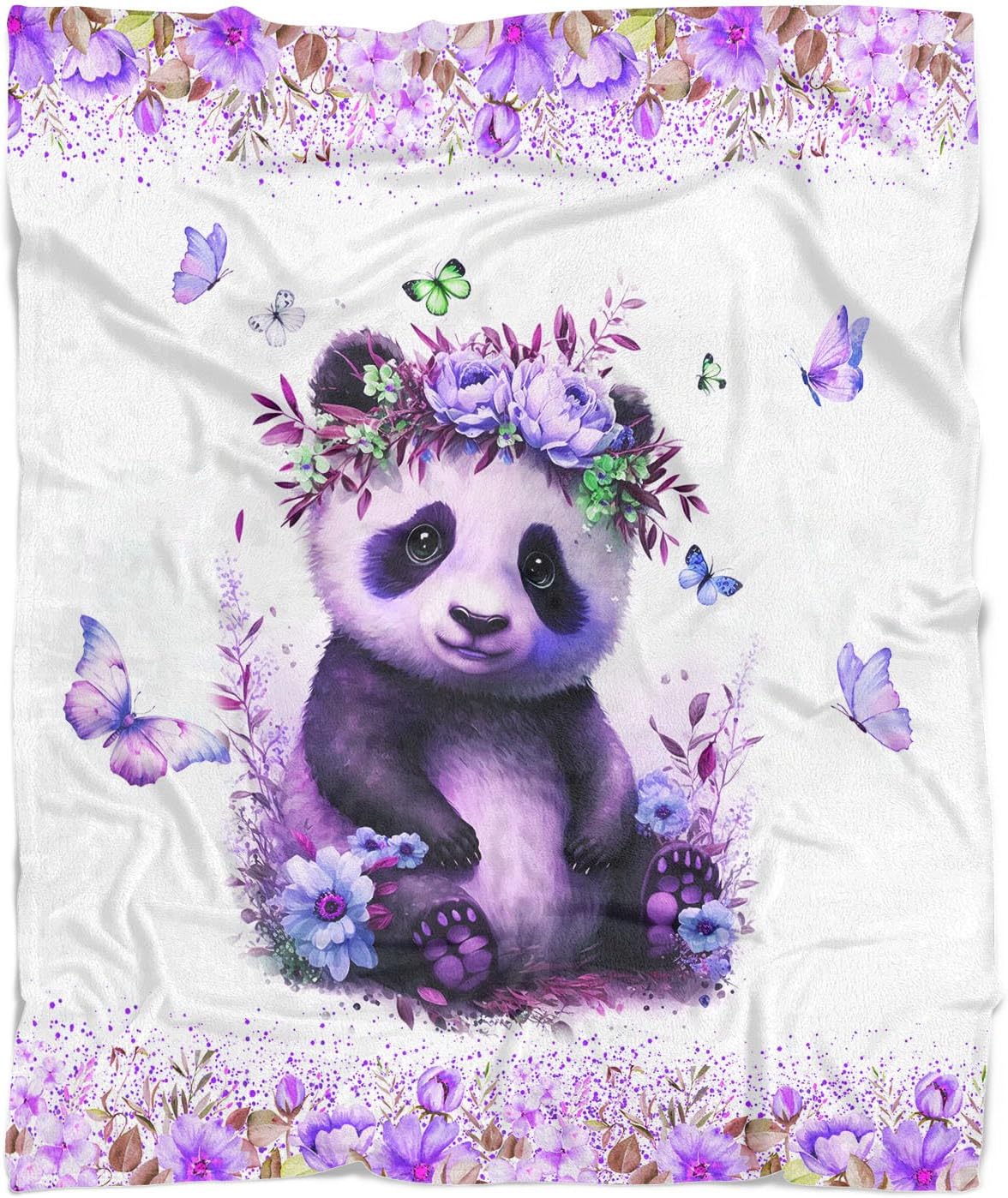 Panda Blanket for Women -Throw Blanket for Couch Bed Sofa 50x60 inches