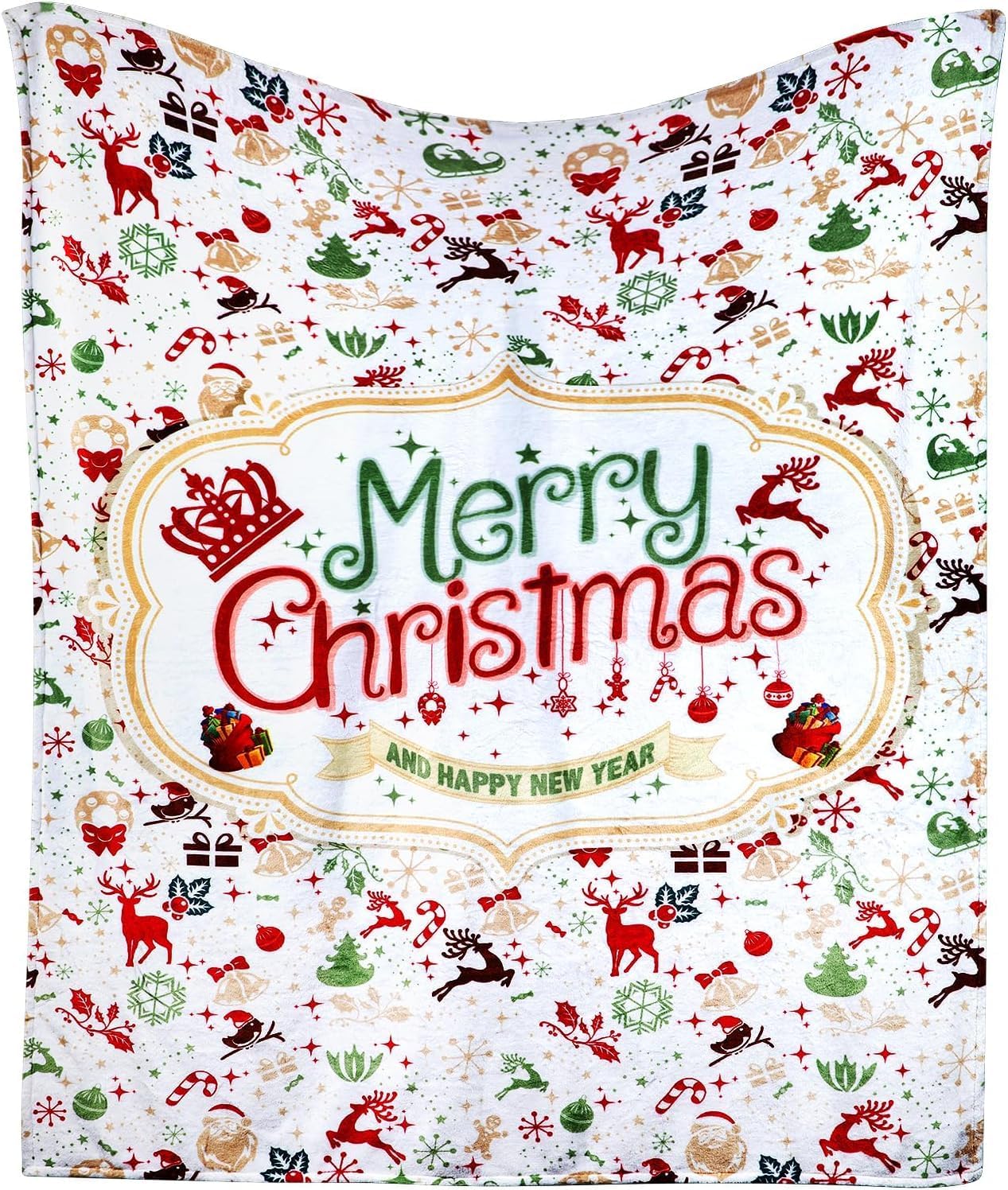 Super Soft Christmas Blankets and Throws Clearance, Lightweight, Cozy & Warm Throw Blanket for Couch, Sofa, Bed, Chair, 60 x 50 inches