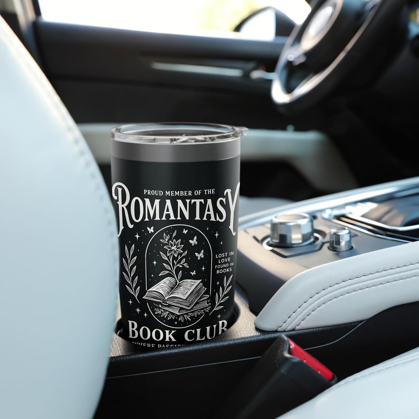 Passionate Reader Romantasy Bookish Stainless Steel Insulated Tumbler