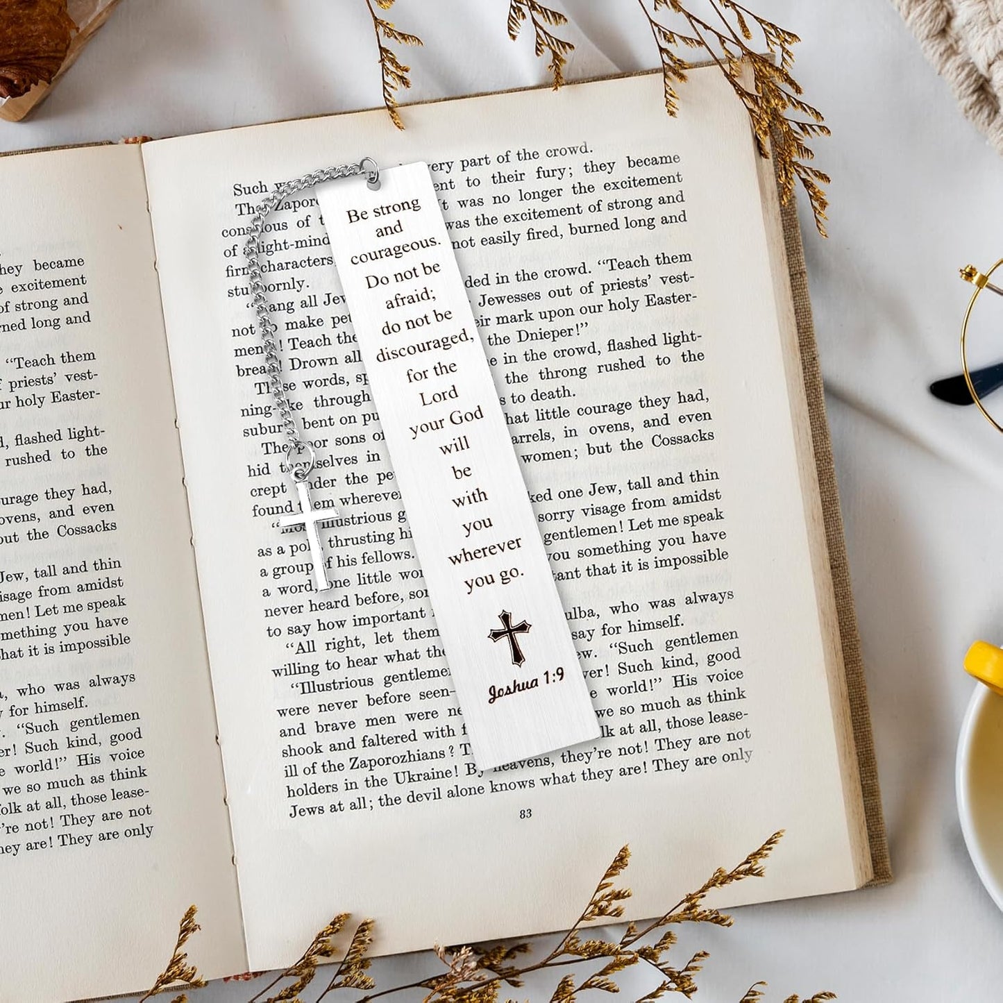 Bible Bookmark Gifts for Women Men Christian Reading Lovers Metal Bookmark Book Accessories Faith Based Religious Inspirational Motivational Gifts Unique Christmas Birthday Valentines Day Gift Ideas