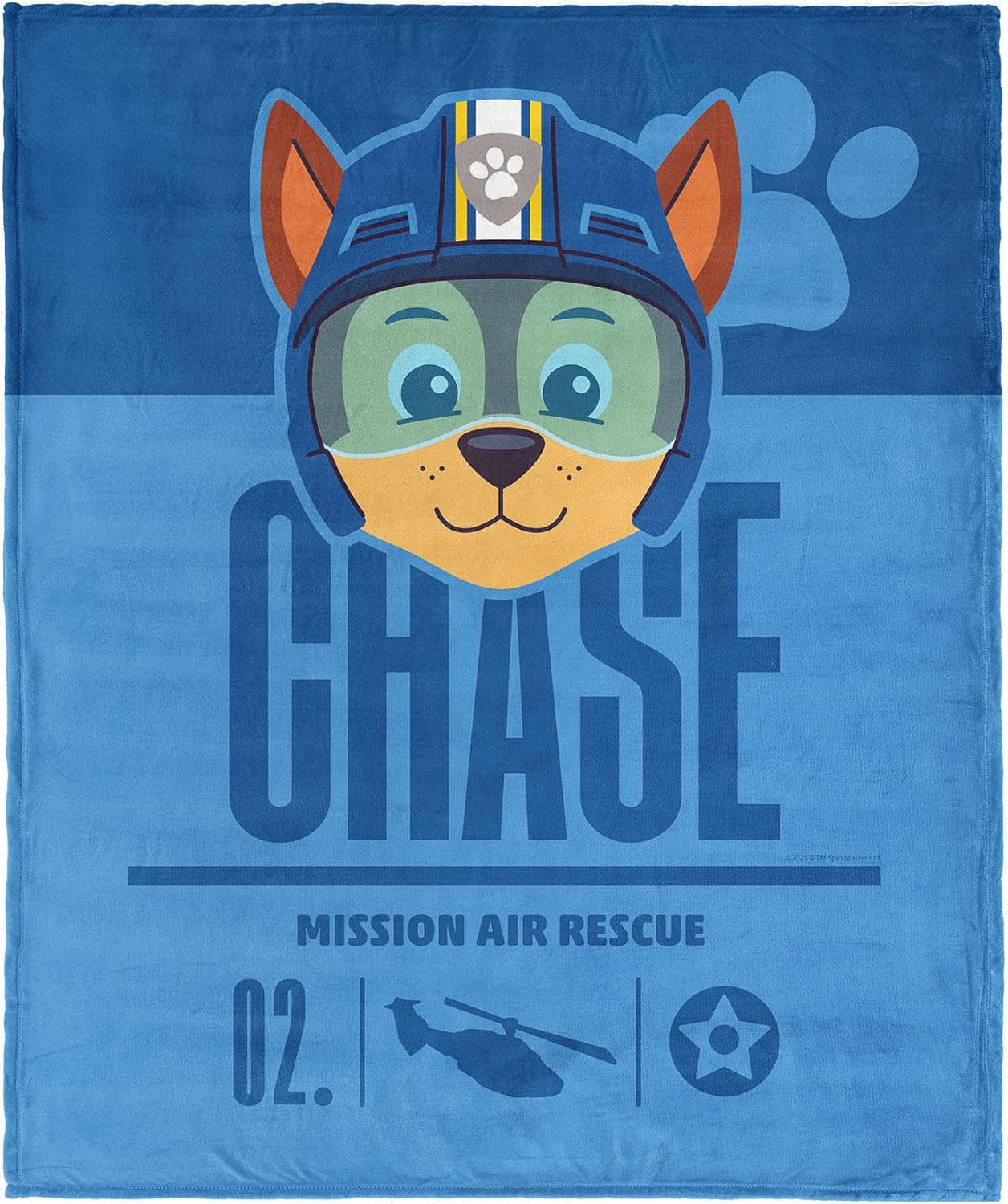 Nickelodeon Paw Patrol Officially Licensed Chase Mission Ultra-Soft Silk Touch Throw Blanket, Lightweight, 50 x 60 in