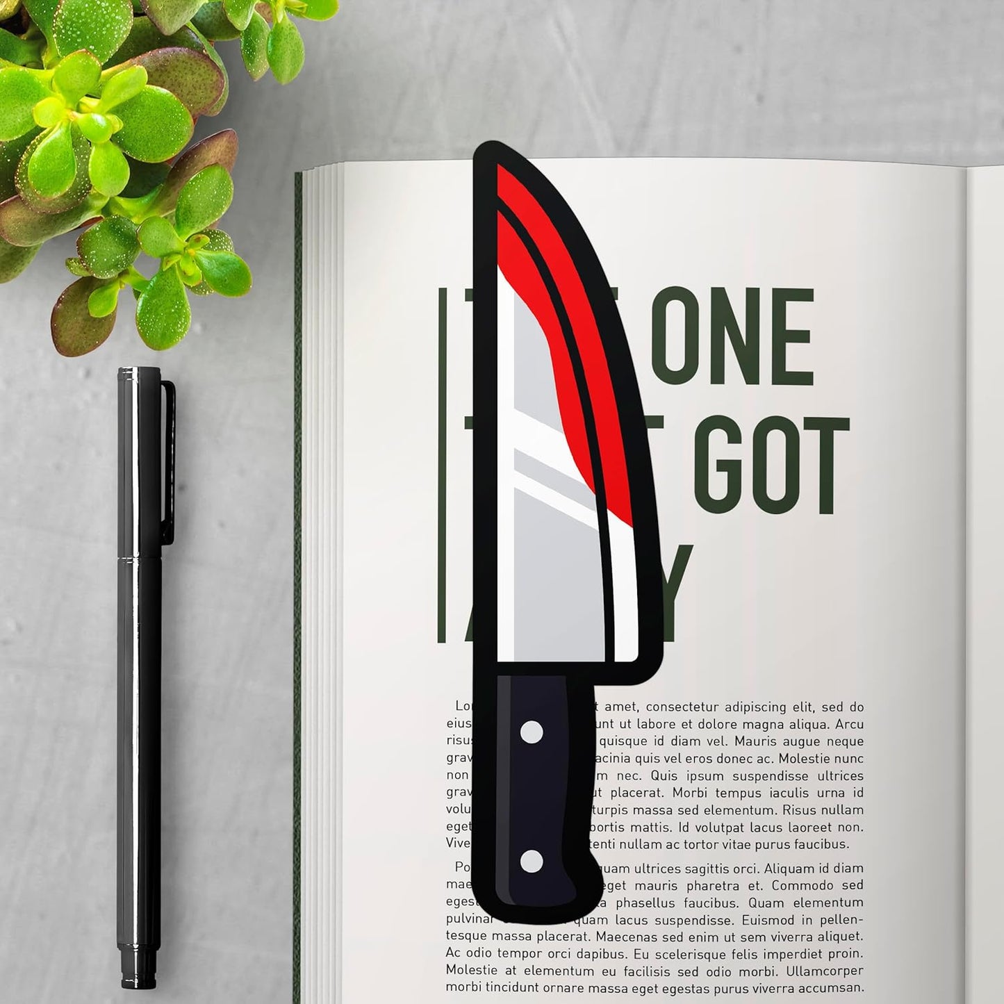 Butcher Knife ShapeMark Stationery