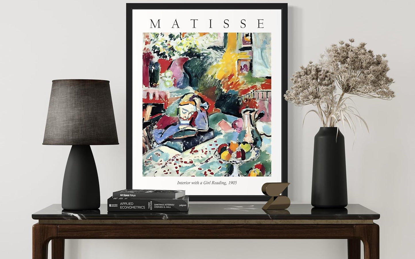 Reading Matisse Art Print Poster, Henri Matisse Wall Art Exhibition For Wall Decor, Decor Bedroom Bathroom Living Room 64 (Reading, 16 x 20 inches, Unframed)