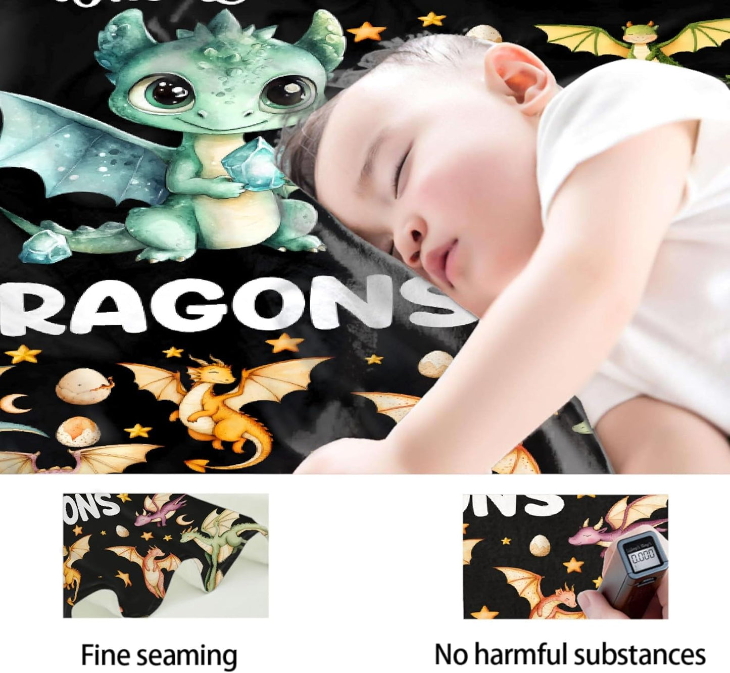 Dragon Blanket, Just A Girl Who Loves Dragons Blankets, Gift for Girls Dragon Lover, 40"x50" Soft Lightweight Plush Throw Blanket for Couch Bed Sofa Decoration