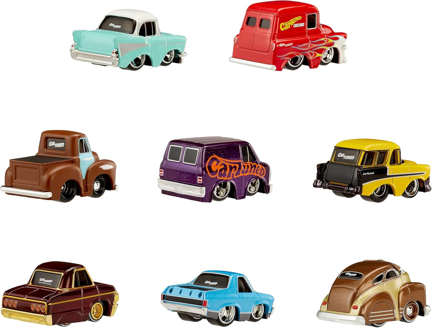 CarTuned Series 4-8 Pack Diecast Vehicles