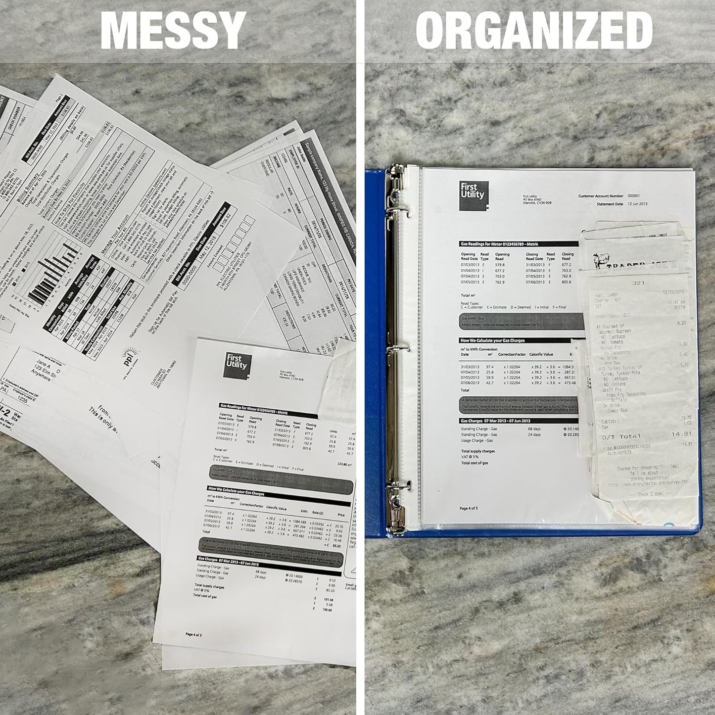 Samsill Heavy Duty Sheet Protectors for 3 Ring Binders, 8.5 x 11 Clear Page Protectors, Plastic Sleeves & Report Covers, Acid Free Archival Safe Document Protectors