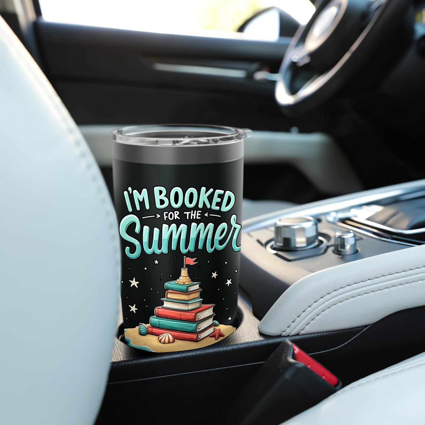 I'm Booked for the Summer Relaxing in Nature Reading Stainless Steel Insulated Tumbler