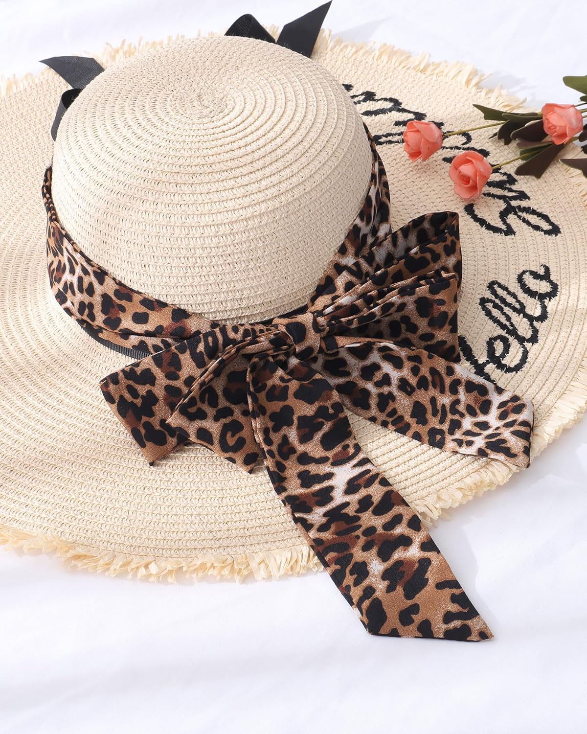 CHLINS 3 Pcs Head Scarves for Women Leopard Purse Bag Scarfs for Handbags Long Skinny Hair Band Neck Scarf for Women Girls