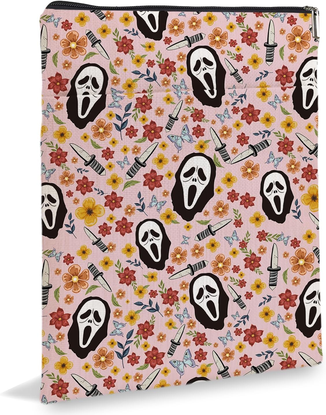 Book Sleeve, Death by Book Sleeve Reading, Book Cover Book Reader Gift Bookish Gifts Book Club Pouch Bookworm Librarian Gift 6JB011