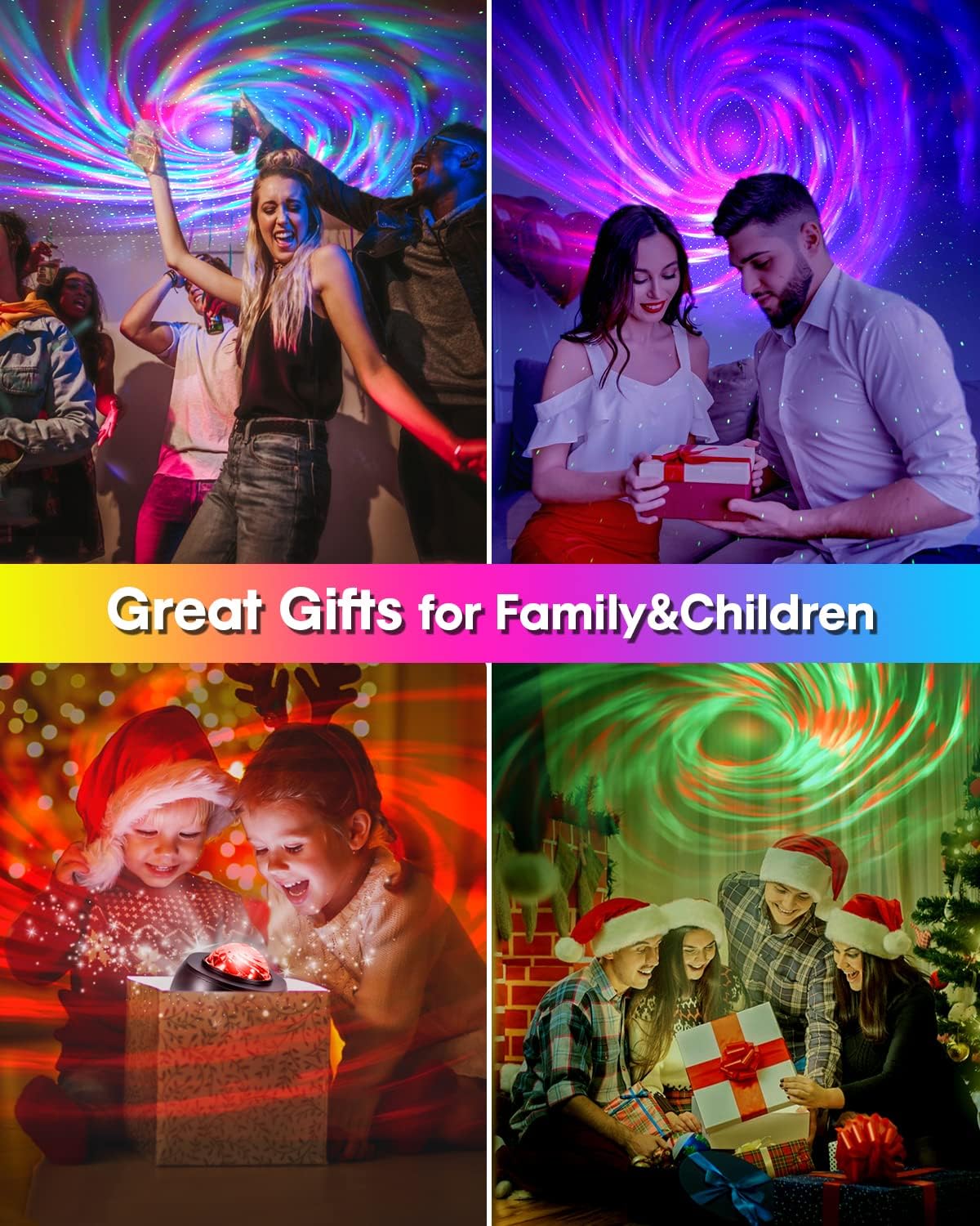 Star Projector Galaxy Light, Galaxy Projector for Bedroom with APP Remote Control, Timer - Night Light Projector for Kid Adult Aurora Light Projector Decorations Wedding Club Decor