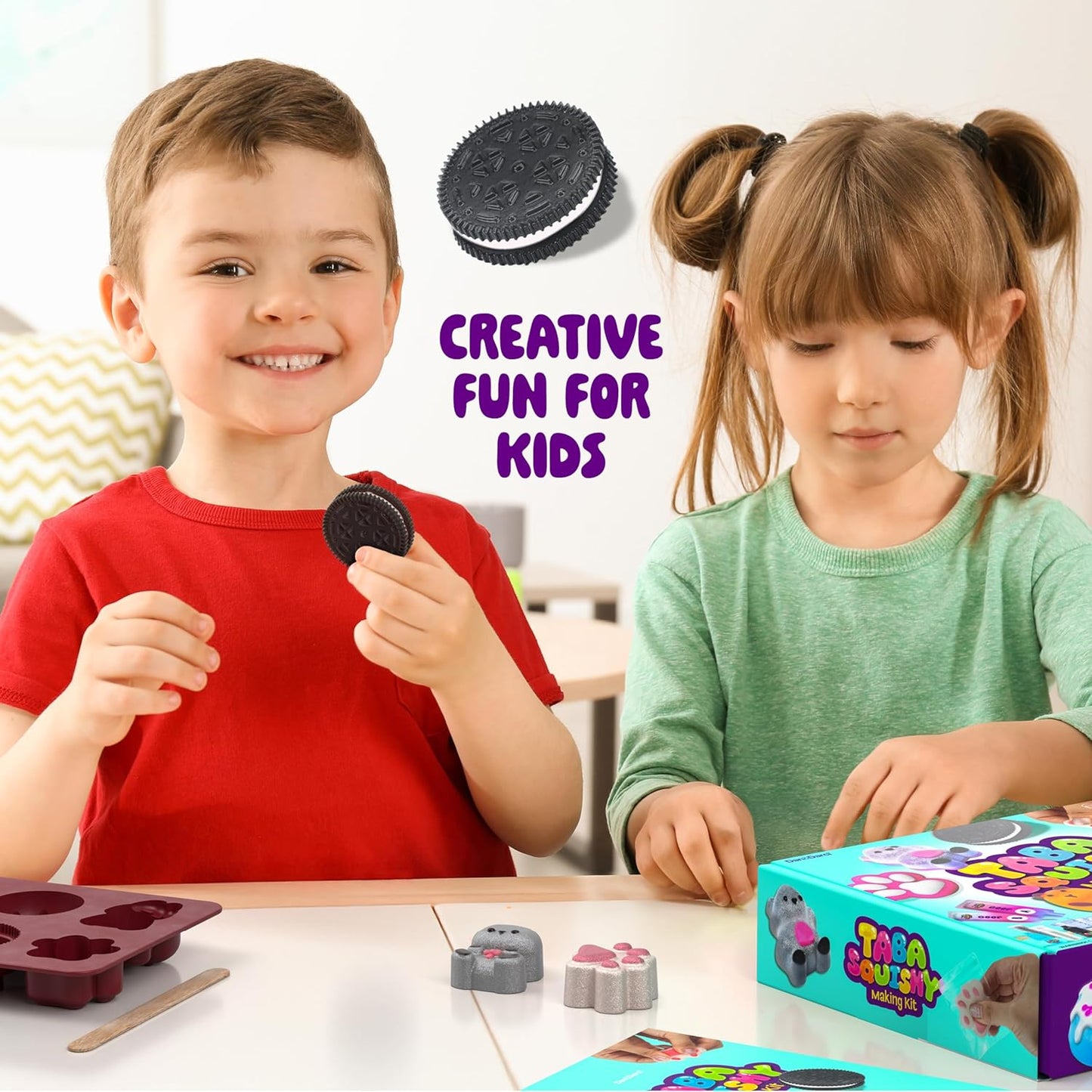 Taba Squishy Making Kit for Kids - Easter Gifts - Kids Crafts - 6 7 8 9 10 11 12 Year Old Girl Birthday Gift - Squishies Craft Kits - Arts and Crafts for Kid for 8-12 - Toys for Girls Ages 5-7