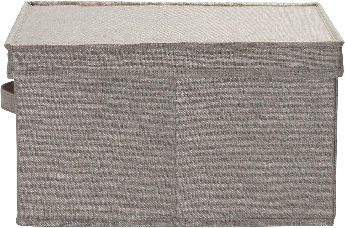 Household Essentials Large Fabric Storage Bins 2 Pack, Gray