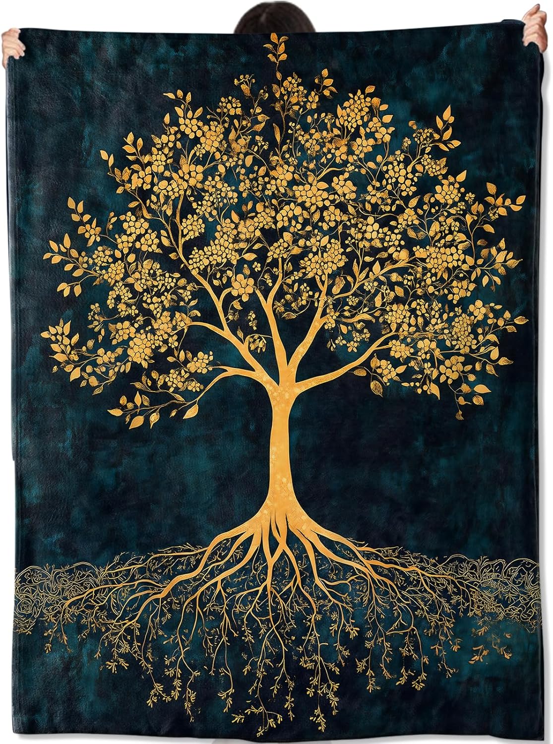 Tree of Life Blanket Gifts for Women Adult Girls,Lush Foliage Throw Blankets,Soft Comfy Lightweight for Home Couch Bed Sofa Spiritual Decor,Tarot Card Aesthetic Art 60x80in