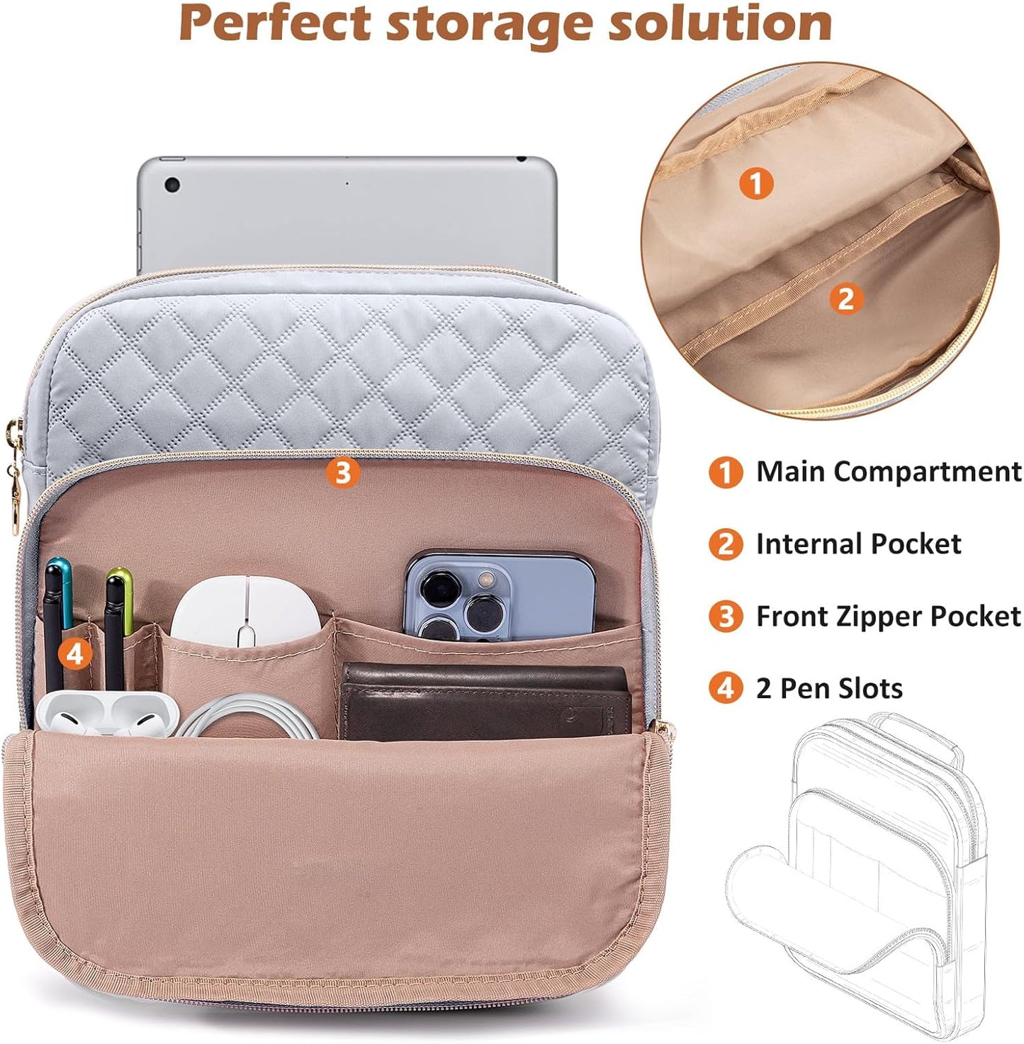 Book Sleeve with Zipper Book Pouch, Book Protector Bag,Book Sleeve for Book Lovers, Book Cover, Book Carrying Case for Book Accessories, Study Suppliers