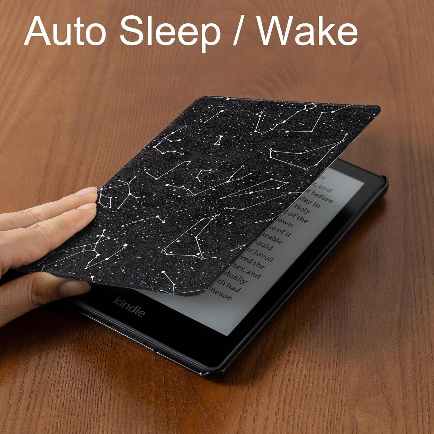 CoBak Case for 7" E-Readers - All New PU Leather Cover with Auto Sleep Wake Feature for E-Readers 2024 Released