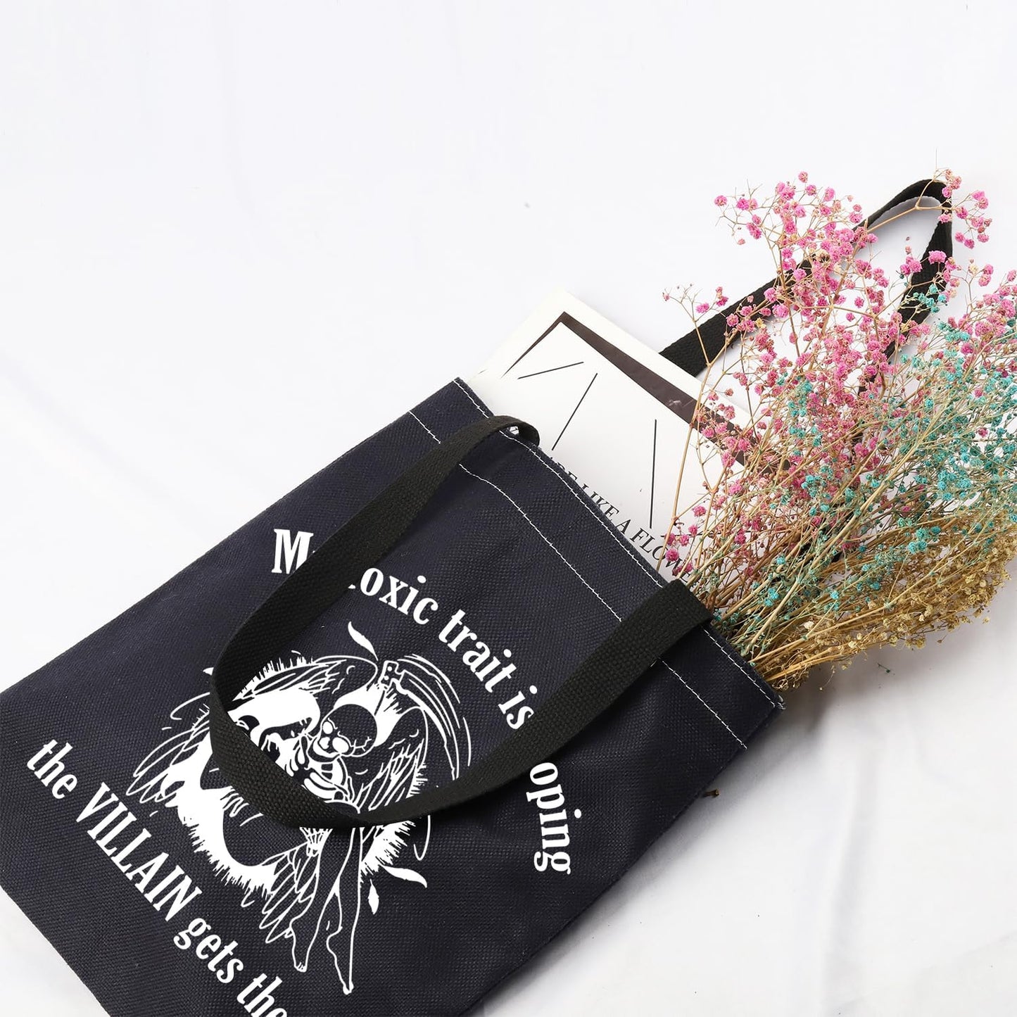MAOFAED Books Gift My Toxic Trait Book Sleeve Sumt Reader Gift Novel Bookish Book Cover