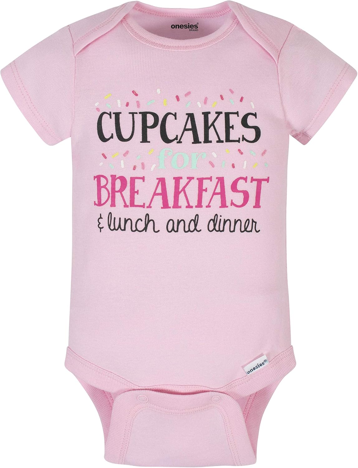 Onesies Brand baby-girls 8-pack Short Sleeve Mix & Match Bodysuits