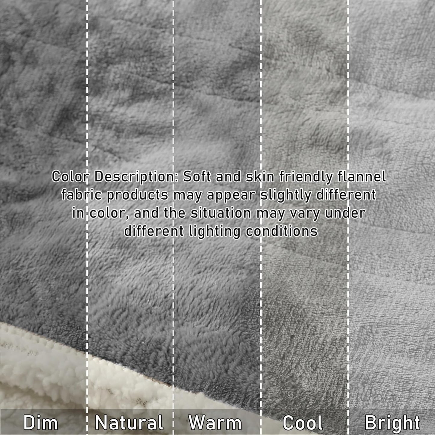 Heated Blanket Wearable Shawl - Electric Wrap Poncho Heated Throw Blanket with Hand Pockets, 50 * 64", 6 Heating Levels & 1-4H Timer, Ideal for Family, Light Grey