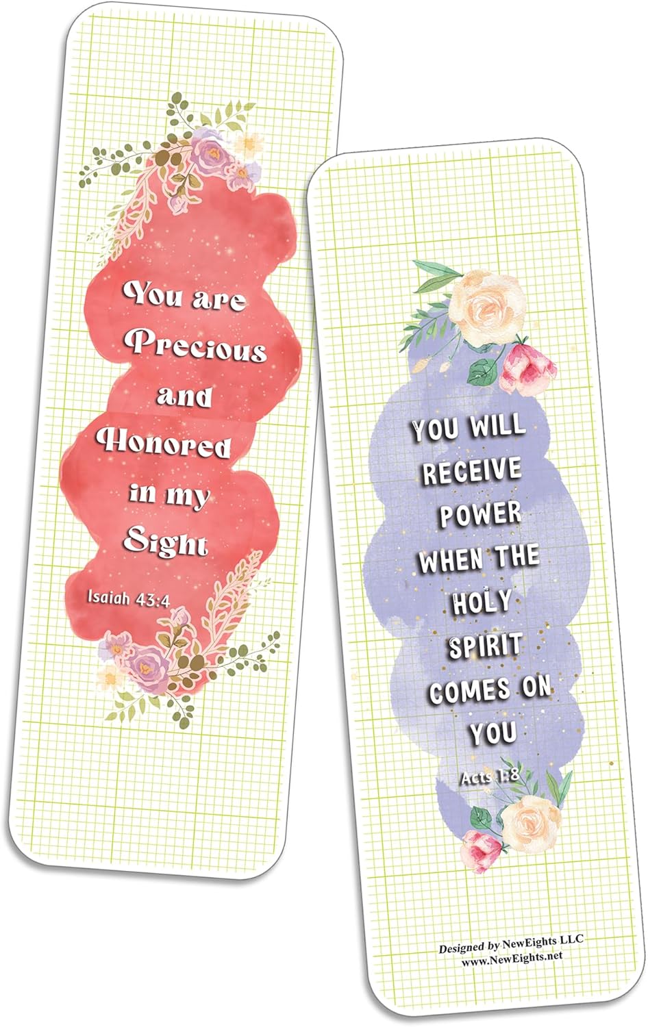 NewEights I Am Who God Says I Am Bookmarks (5-Sets X 6 Cards) - Daily Motivational Card Set – Collection Set Book Page Clippers – Ideal for Church Ministry Gifts for Boys and Girls